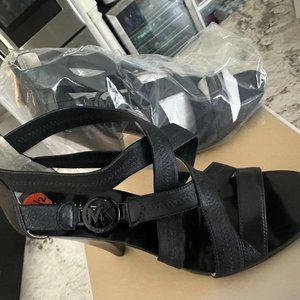 Michael Kors Black Sandals/Heels New Box - US 10 M